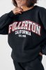 Женский спортивный костюм на флисе Fullerton California - 23166 черный