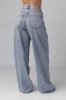 Женские широкие джинсы wide-leg - 3260 синие
