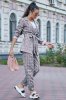 Классический молодежный женский костюм 1206.3596 серый