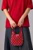 Базовая однотонная футболка oversize - 82793 красная