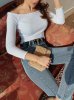 Джинсы американки 4207 голубой 