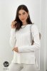 Костюм в рубчик 31225 белый