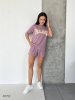 Женский костюм с шортами 40752 фрезовый