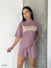 Женский костюм с шортами 40752 фрезовый