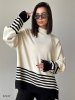 Женский вязаный костюм оверсайз 42247 черный