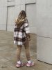 Костюм женский рубашка и джоггеры 43099 бежевый