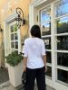 Костюм женский с бантиками 43299 белый