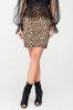 Стильна спідниця-міні 6126 леопардовий