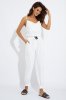 Стильний комбінезон 4556 білий