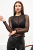 Блуза 21279 чорне